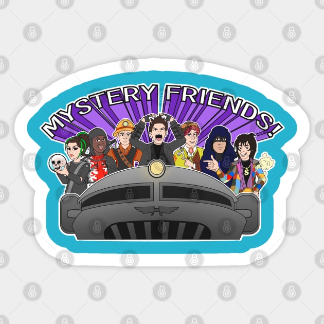 Mystery Friends Sticker by ChristaDoodles